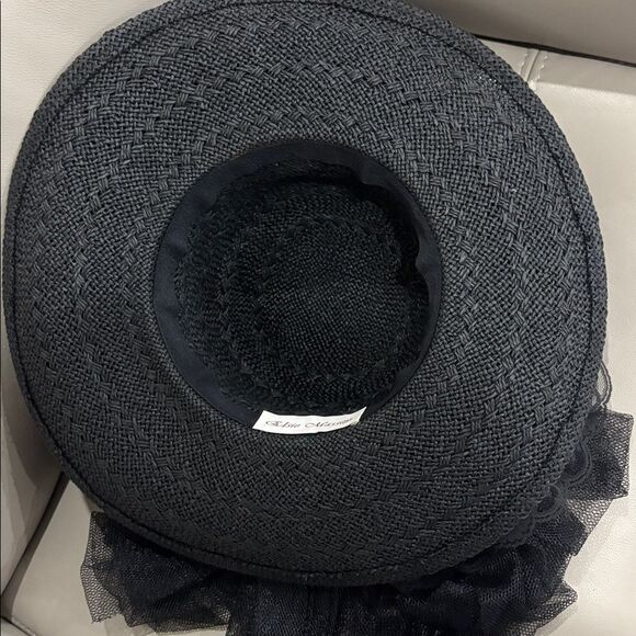 Ladies Black Victorian Touring Hat w/Black Roses main image 7